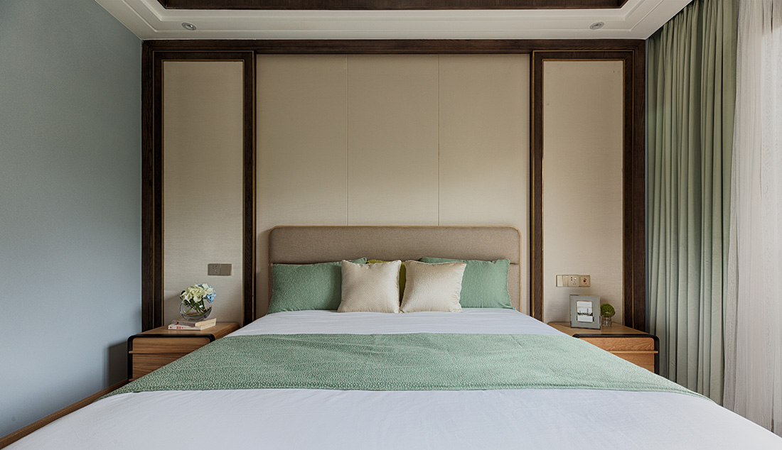 深圳公園大地聯排別墅裝修設計-客房